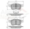 COMLINE ADB0730 Brake Pad Set, disc brake